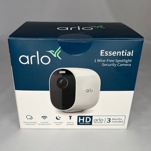 Arlo Essential Spotlight Camera - Wireless All Weather Security - NWT